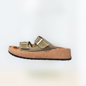 Papillio Birkenstock EU39 Gabriella Wedge 2-Band Slip-on Sandal